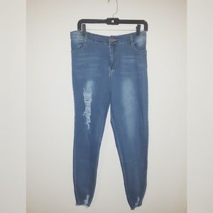 Destressed Jeans